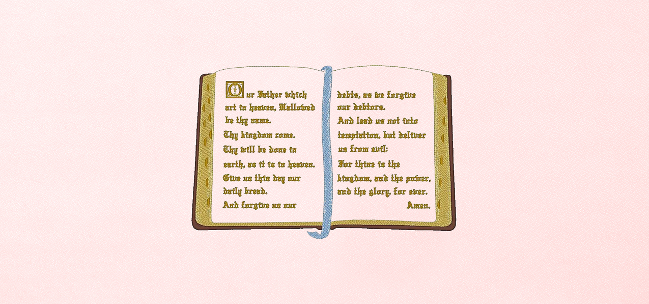 90 5597 Open Bible Pink